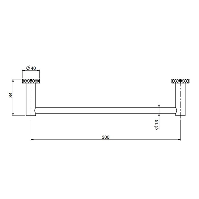 Fima Carlo Frattini Полотенцедержатель 30см., подвесной, Accessori, F6000T/30VCR цвет: хром