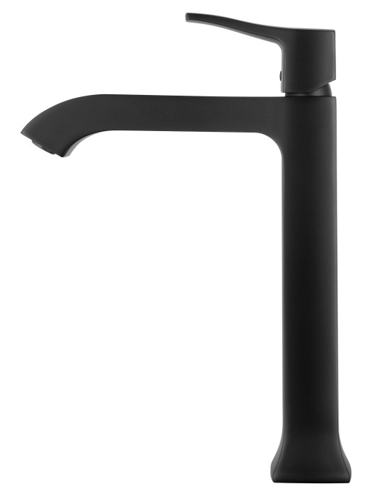 Смеситель для раковины высокий, Wonzon & Woghand Flex, WW-88019072-MB цвет: черный