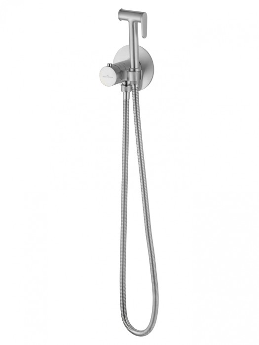 Смеситель с гигиеническим душем и термостатом встраиваемый, Wonzon &amp; Woghand, WW-88829909-BN цвет: никель