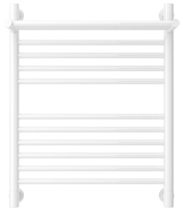 Сунержа Водяной полотенцесушитель 600x500, Богема+ с 1 полкой, 12-0223-6050 цвет: белый