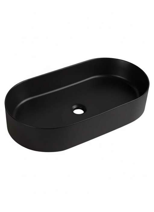 Накладная раковина овальная, Wonzon &amp; Woghand Ontario, WW-RN41363-MB цвет: черный