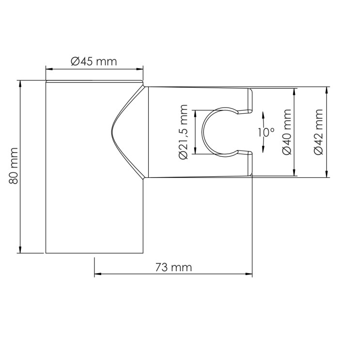 Настенный держатель лейки WasserKRAFT арт. A319
