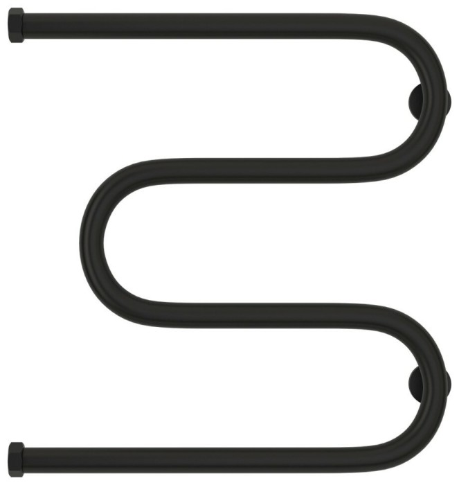 Сунержа Водяной полотенцесушитель 500x500, М-образный, 31-4007-5050 цвет: матовый чёрный