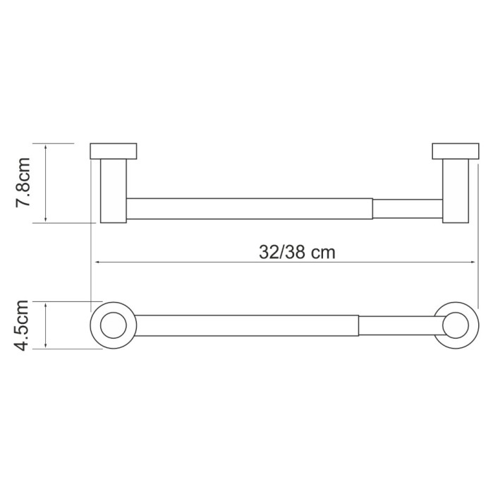 Держатель бумажных полотенец WasserKRAFT Donau К-9400 арт. K-9491