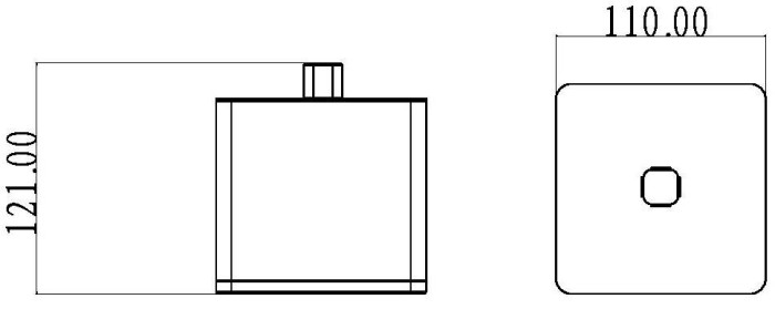 Стакан для ваты, Boheme 10964-B-CR