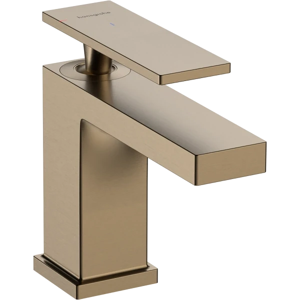 Смеситель для раковины CoolStart, EcoSmart+, Hansgrohe Tecturis E, бронза арт. 73001140