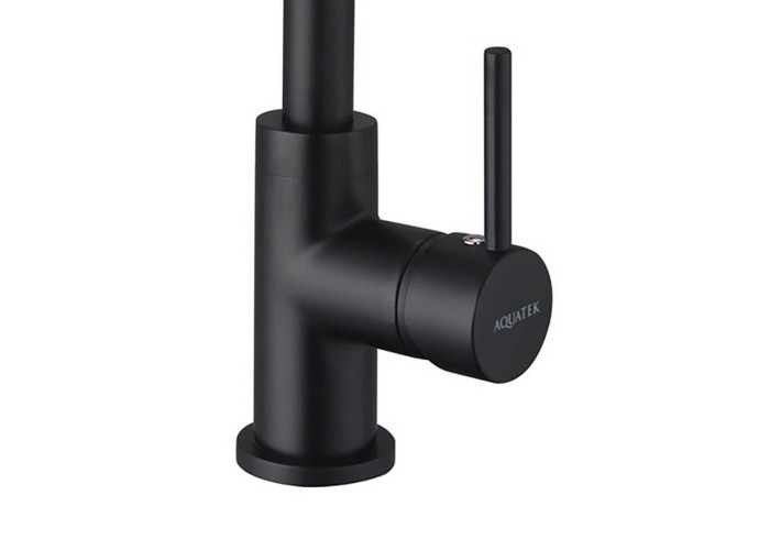 Смеситель для кухни, Aquatek Вега, черный арт. AQ1080MB