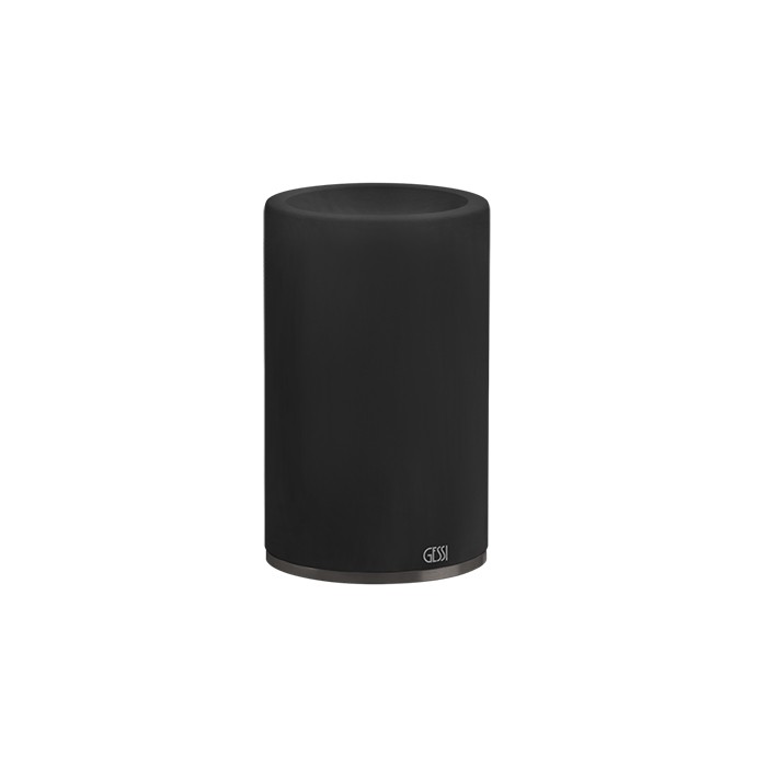 Стакан для зубных щеток настольный, Gessi 316, черный/brushed black metal pvd арт. 54732#707