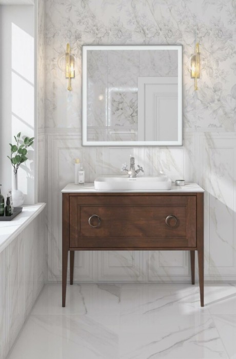 Тумба напольная 1+1 ящик 100см, Plaza classic Kerama Marazzi, коричневый - PL.CN.100.1+1\NUT.M