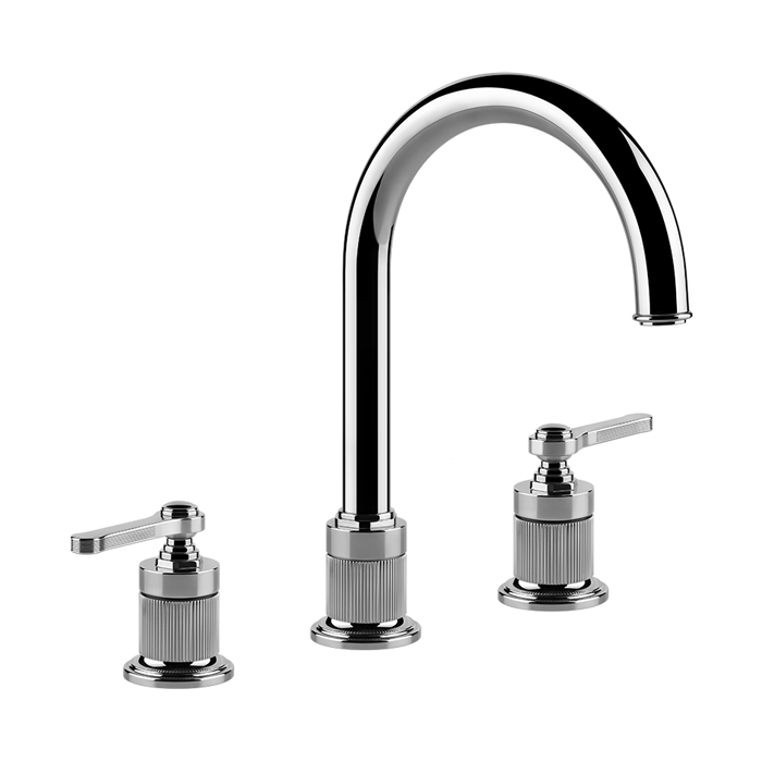 Смеситель для раковины, на 3 отв., излив: 17.2см., Gessi Venti20, хром арт. 65016#031