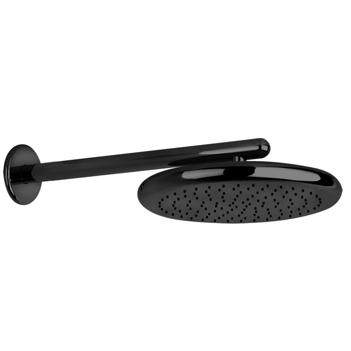 Верхний душ для настенного крепления d306мм, Gessi Goccia, черный арт. 33756#299