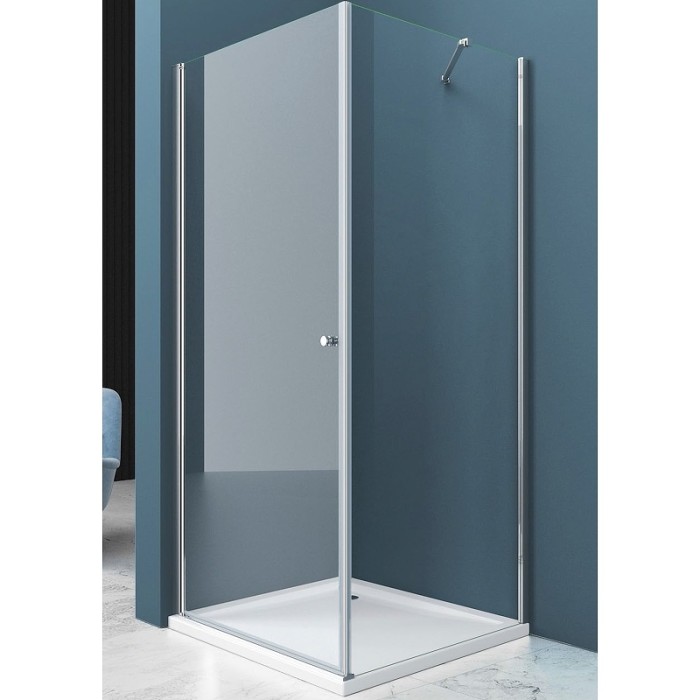 Душевой уголок 70x195 BelBagno, глянцевый хром, Etna арт. ETNA-AH-1-70/80-C-Cr