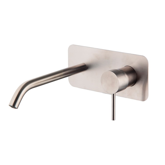 Fima Carlo Frattini Смеситель для раковины, встраиваемый, излив: 20.2см., Spillo Steel, F3081WLX5INOX цвет: нержавеющая сталь