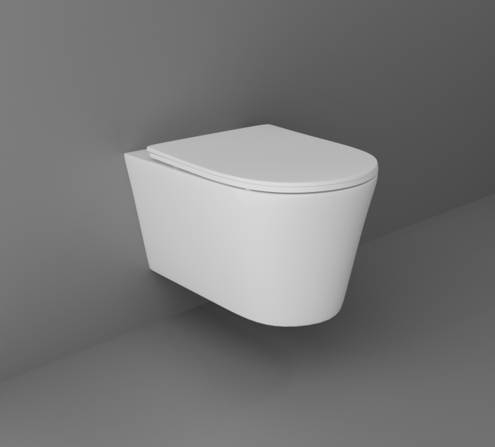 Унитаз подвесной, безободковый, с механизмом плавного закрывания Aquatek Вега арт. AQ1905-00