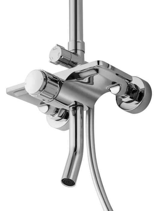 Душевая система, Wonzon & Woghand Click, WW-N3S962-CR цвет: хром