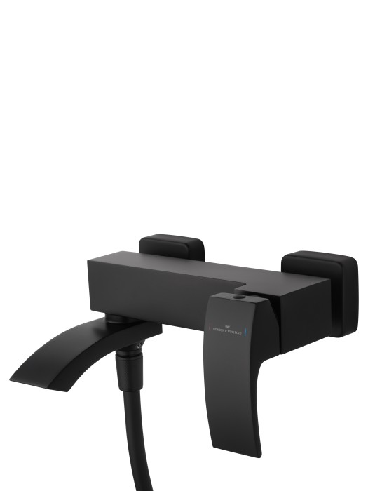 Смеситель для ванны с душем, Wonzon & Woghand Fit, WW-88639009-MB цвет: черный
