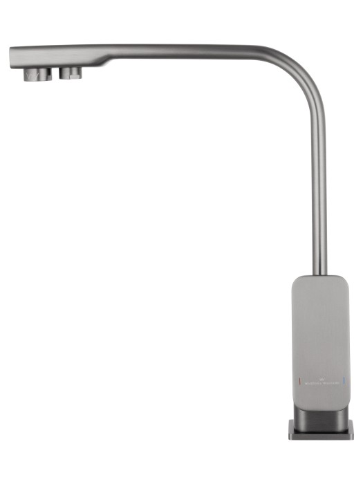 Смеситель для кухни с подключением фильтра, Wonzon & Woghand, WW-88458004-BGM цвет: графит