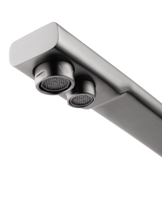 Смеситель для кухни с подключением фильтра, Wonzon & Woghand, WW-88458004-BGM цвет: графит