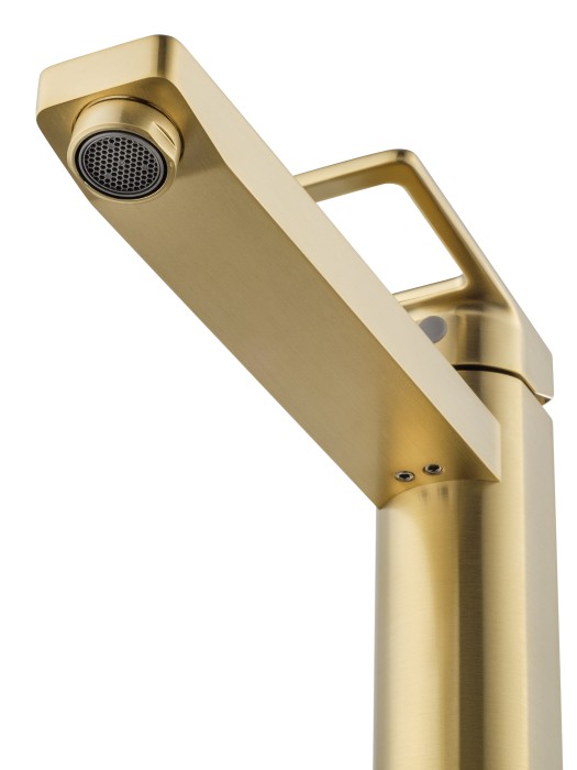 Смеситель для раковины высокий, Wonzon & Woghand Frame, WW-88239010-BG цвет: золото