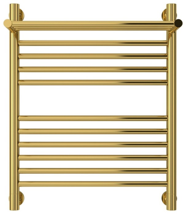 Сунержа Водяной полотенцесушитель 600x500, Богема+ с 1 полкой, 03-0223-6050 цвет: золото