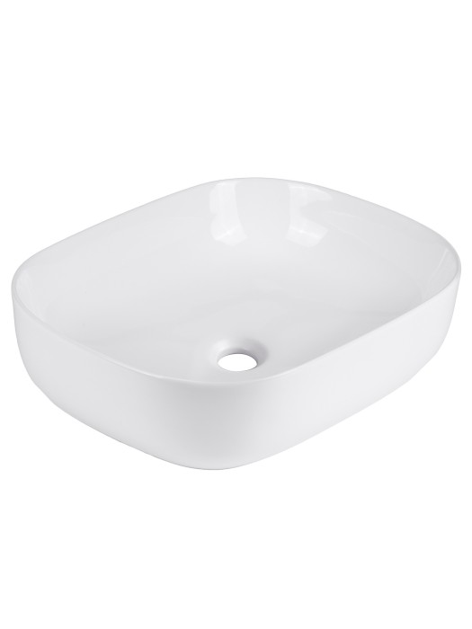 Накладная раковина прямоугольная, Wonzon &amp; Woghand Tahoe, WW-RN41286-GW цвет: белый