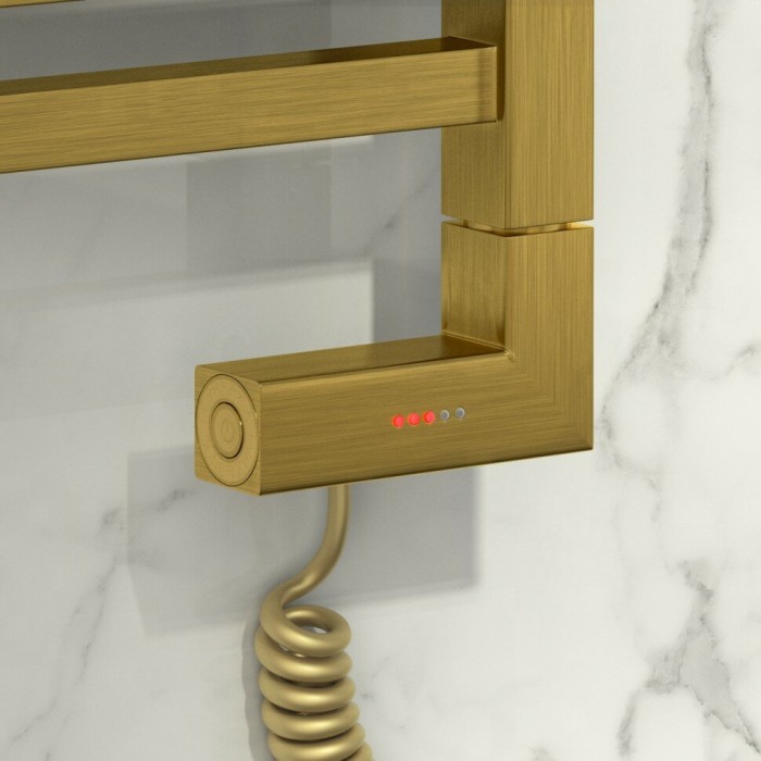 Сунержа Электрический полотенцесушитель 600x600, Аркус 2.0, 051-5604-6060 цвет: состаренная латунь