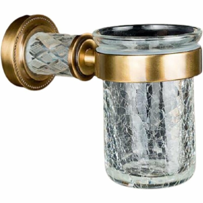 Стакан для зубных щеток, Murano cristal, Boheme 10904-CRST-BR