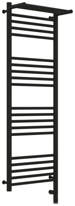 Сунержа Электрический полотенцесушитель 1200x400, Богема 3.0 с 1 полкой, 31-5807-1240 цвет: матовый чёрный