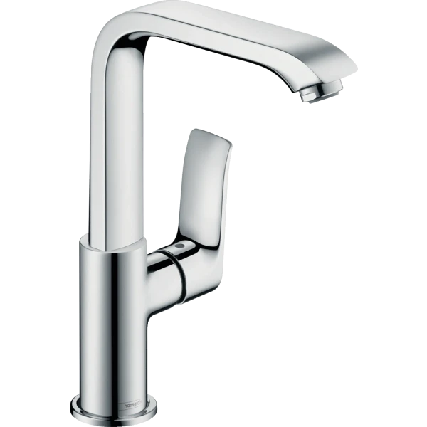 Смеситель для раковины с поворотным изливом, Hansgrohe Metris, хром арт. 31187000