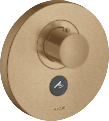 Термостат для душа ShowerSelect Axor, шлифованная бронза арт. 36726140