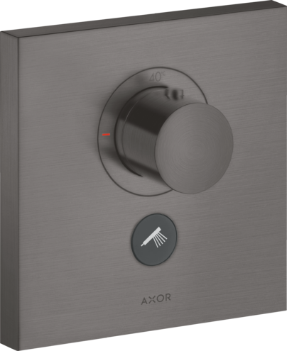 Термостат для душа ShowerSelect Axor, шлифованный черный хром арт. 36716340