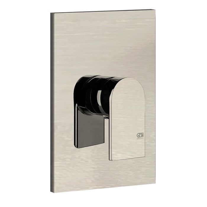 Смеситель для душа, встраиваемый, на 1 позицию, Gessi Emporio Via manzoni, finox brushed nickel арт. 44632#149