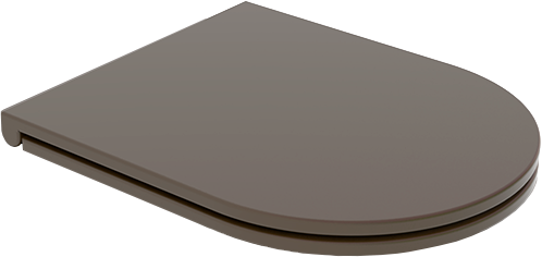 Крышка с сиденьем для подвесного унитаза кофейный матовый, GSG Ceramic Design Like, LKCOPRSLTICR018