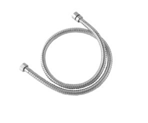 Гибкий шланг, 100 см., двойной зажим, металлическая оплетка, Giulini Wellness, хром арт. 1569
