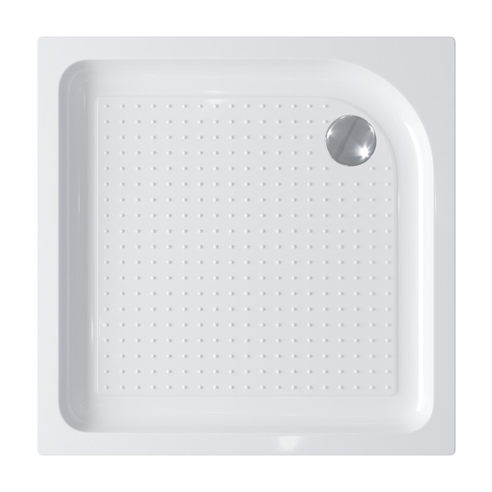 Душевой поддон 85x85x15 BelBagno, глянцевый белый, арт. TRAY-BB-A-85-15-W