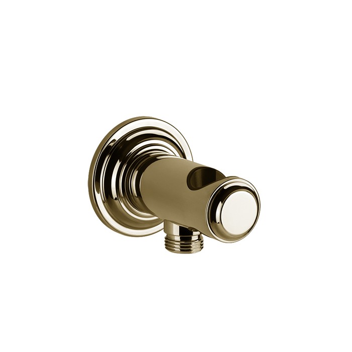 Подвод воды с держателем ручного душа, Gessi Venti20, brass pvd арт. 65161#710