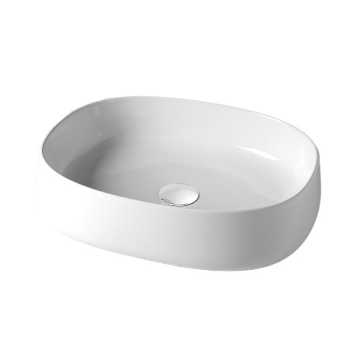 Накладная раковина, 52x42xh13 см, Olympia ceramica Paddle, белый глянцевый арт. PAD4B50001