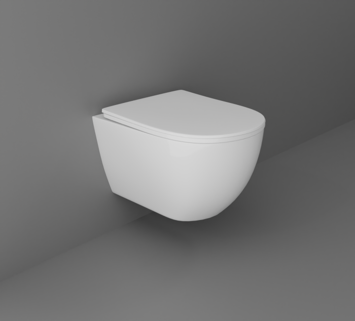 Унитаз подвесной, безободковый, с механизмом плавного закрывания Aquatek Европа арт. AQ1900-00