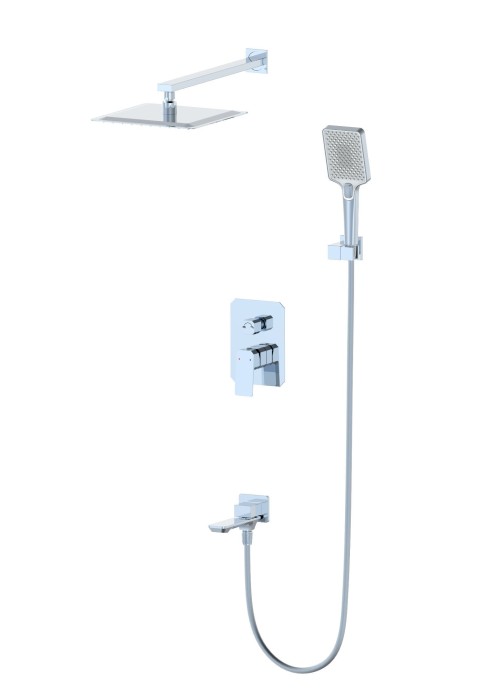 Душевая система встраиваемая, Wonzon &amp; Woghand Diamond, WW-88939011-CR цвет: хром