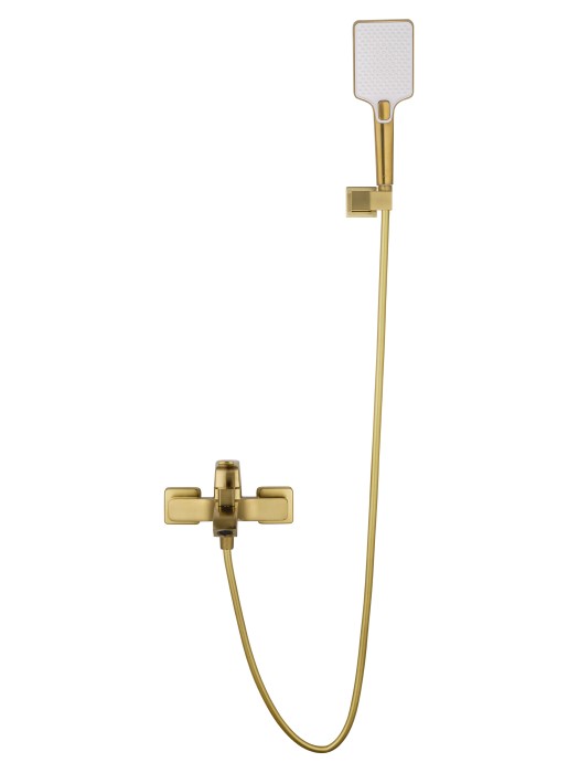 Смеситель для ванны с душем, Wonzon & Woghand Flex, WW-88037072-BG цвет: золото