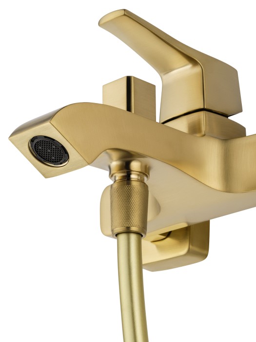 Смеситель для ванны с душем, Wonzon & Woghand Flex, WW-88037072-BG цвет: золото