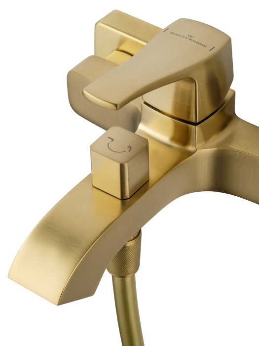 Смеситель для ванны с душем, Wonzon & Woghand Flex, WW-88037072-BG цвет: золото