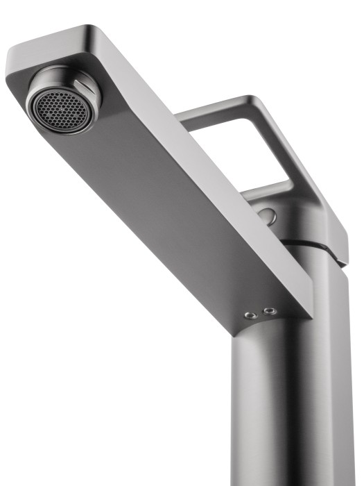 Смеситель для раковины высокий, Wonzon & Woghand Frame, WW-88239010-BGM цвет: графит