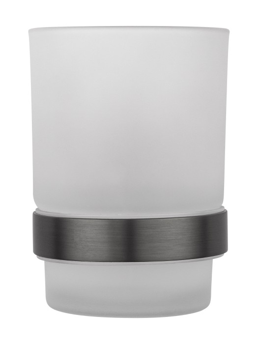 Стакан для зубных щеток с держателем, Wonzon & Woghand Graffity, WW-9321-BGM цвет: графит