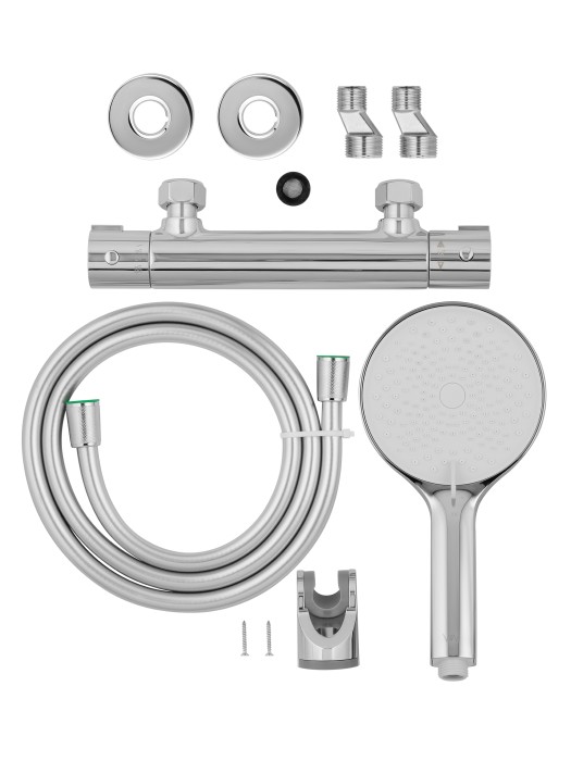 Смеситель для душа с термостатом, Wonzon & Woghand Inn, WW-B2065-A-CR цвет: хром