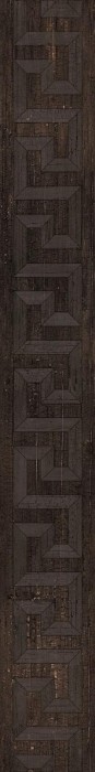 Плитка carbon fascia greca intarsio 10x80 VERSACE Eterno арт. 263131