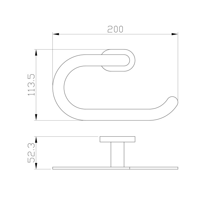 Кольцо для полотенец, Wonzon & Woghand First, WW-8413 цвет: хром