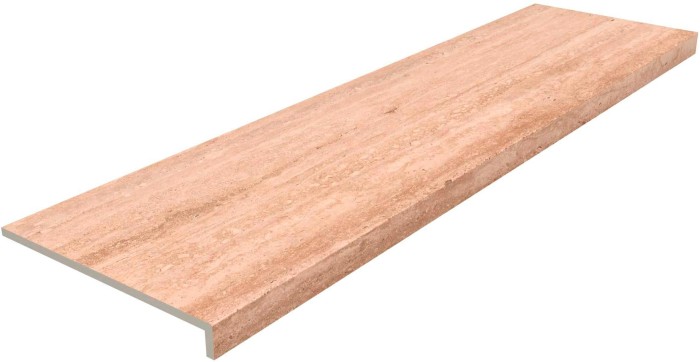 Плитка peldano recto travertino beige anti slip 119.7x31.5x14 GRES DE ARAGON Marble арт. 970179