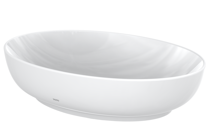 Раковина накладная TOTO WU 55x38x16.7см Cefiontect, цвет белый арт. L1705E