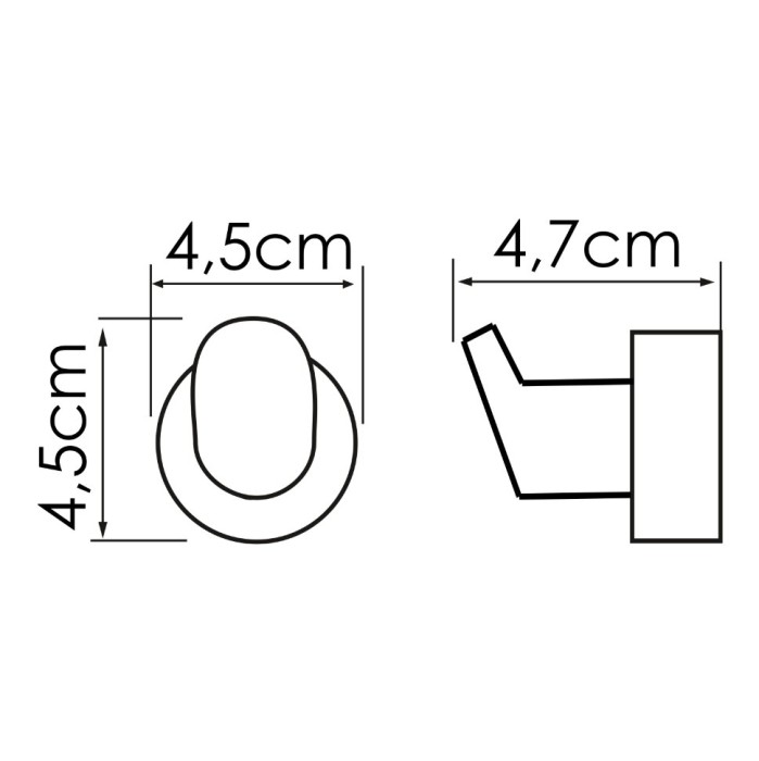 Крючок WasserKRAFT Donau К-9400 арт. K-9423